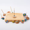 Spinning Top Plate with spin top selection | © Conscious Craft